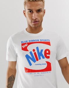 Белая футболка Nike Running BRS pack - Белый