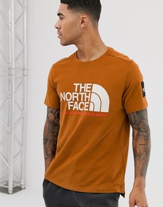 Коричневая футболка The North Face Fine Alpine - Коричневый