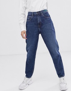 Джинсы в винтажном стиле с завышенной талией Tommy Jeans - Синий