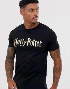 Футболка с принтом на груди ASOS DESIGN - Черный