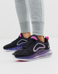 Черно-розовые кроссовки Nike Air Max 720 - Черный
