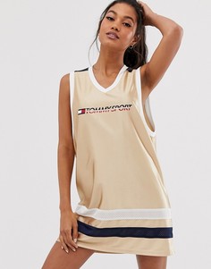 Золотистое платье с логотипом Tommy Hilfiger Sport - Золотой