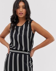 Топ в полоску с завязкой сзади Vero Moda - Мульти