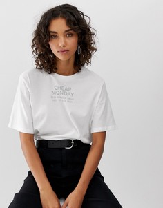 Футболка с логотипом Cheap Monday Perfect Sender - Белый