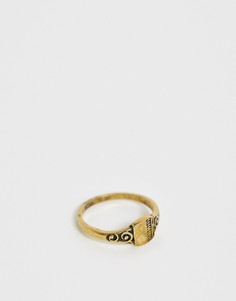 Золотистое кольцо на мизинец ASOS DESIGN - Золотой