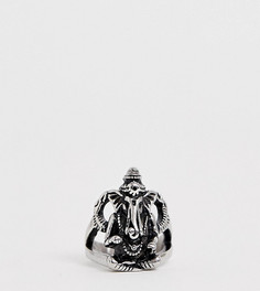 Серебристое массивное кольцо Reclaimed Vintage эксклюзивно для ASOS - Серебряный