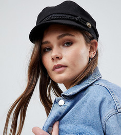 Черная эксклюзивная кепка газетчика My Accessories London - Черный