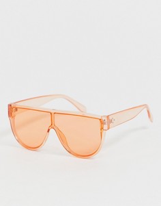 Солнцезащитные очки‑авиаторы в золотистой оправе AJ Morgan - Розовый