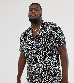 Рубашка классического кроя с отложным воротником ASOS DESIGN Plus - Черный