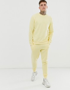 Светло-желтый спортивный костюм ASOS DESIGN - Желтый