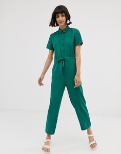Комбинезон с поясом ASOS DESIGN - Зеленый