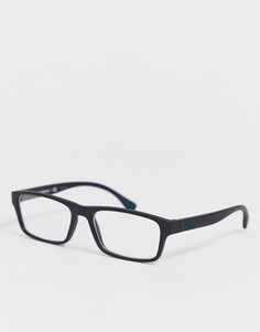 Черные квадратные очки Emporio Armani - Черный