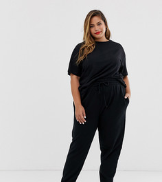Джоггеры для дома с завышенной талией ASOS DESIGN Curve - Черный