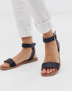 Черные сандалии с заклепками New Look - Черный