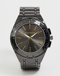 Черные мужские часы-браслет Steve Madden - Черный