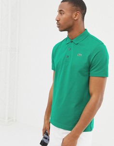 Зеленое поло с логотипом Lacoste Sport - Зеленый