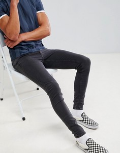 Серые джинсы супер скинни с напылением Cheap Monday - Серый
