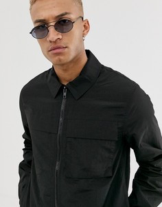 Черная куртка в стиле милитари ASOS DESIGN - Черный