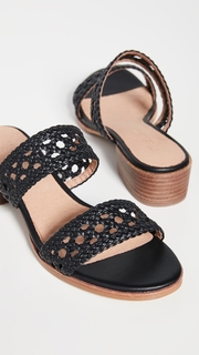 Madewell The Marianna Basket Weave Slides