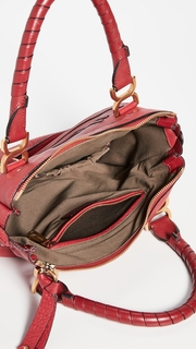 What Goes Around Comes Around Chloe Red Medium Marcie Bag