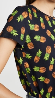 alice + olivia Rylyn Crew Neck Top