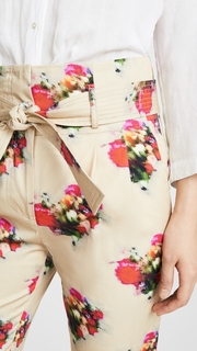 Adam Lippes Tie Waist Tapered Pants