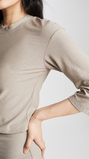 James Perse Drop 3/4 Sleeve Blouson Dress