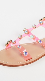 Mystique PVC Jeweled Sandals