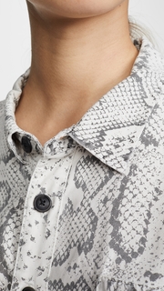 Pam & Gela Snake Print Shirt