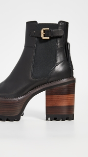 See by Chloe Bryn Platform Ankle Boots