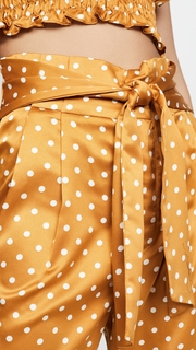 J.O.A. High Waisted Polka Dot Pants