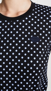 Markus Lupfer Sophie Long Sleeve Polka Dot Top