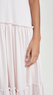 SUNDRY Tiered Racerback Dress