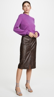 Tibi Python Trouser Skirt