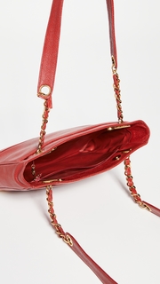 What Goes Around Comes Around Chanel Red caviar 3 CC Medium Tote