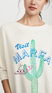 Wildfox Visit Marfa Roadtrip Sweatshirt