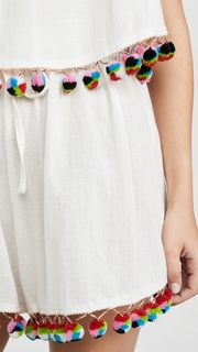 Madewell Tiered Tie Strap Romper