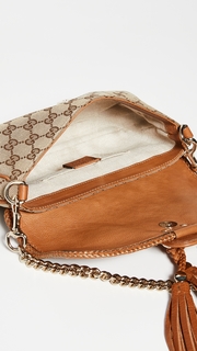 What Goes Around Comes Around Gucci Brown Canvas Marrakech Shoulder Bag