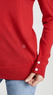 Adam Lippes Intarsia Crew Neck Sweater