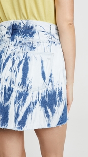 Madewell Tie Dye Denim Skirt