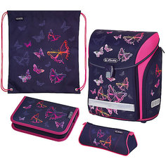 Ранец Herlitz Midi New Plus, Rainbow Butterfly