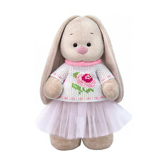 Мягкая игрушка Budi Basa Зайка Ми в жаккардовом свитере и юбке, 32 см