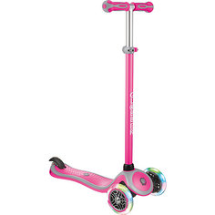 Трехколесный самокат Globber Primo Plus Lights Color, светящиеся колеса