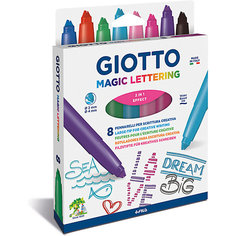 Фломастеры для леттеринга Giotto Magic Lettering, 8 цветов