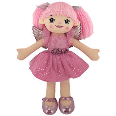 Мягкая кукла ABtoys "Балерина" 30 см, розовая