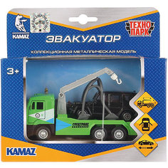 Инерционная машина Технопарк "Эвакуатор Камаз" + машина Mercedes-Benz G-Class