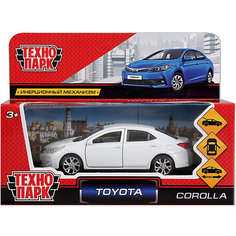 Инерционная машина Технопарк Toyota Corolla, белый