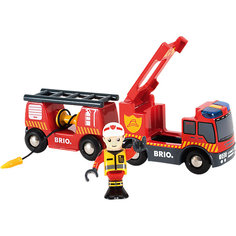 Пожарная машина BRIO ,свет,звук
