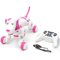 Робот SMART-DOG, с дистанциооным управлением, Happy cow, розовый Blue Sea
