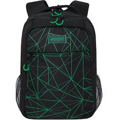 Рюкзак Grizzly, черно - зеленый